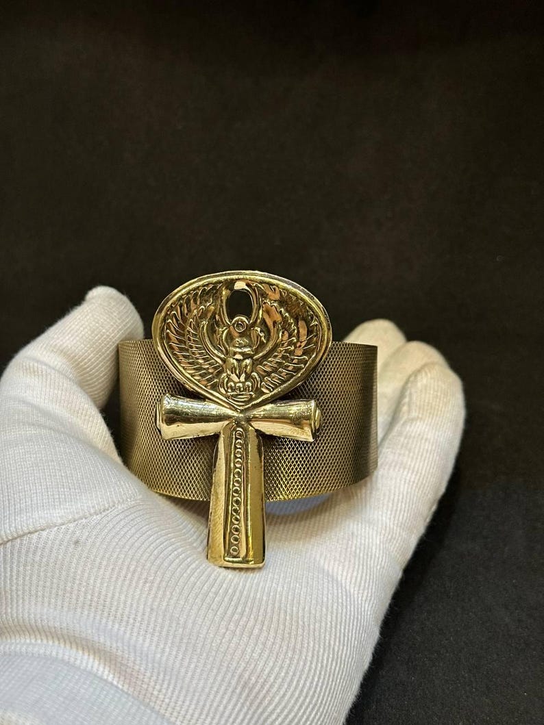 Copper Sekhmet Goddess Bracelet