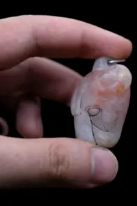 Sekhmet Agate Gemstone Amulet