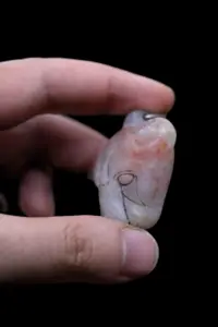 Sekhmet Agate Gemstone Amulet