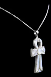 Silver Ankh Pendant Necklace – Egyptian Key of Life Amulet - Image 4