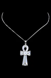 Silver Ankh Pendant Necklace – Egyptian Key of Life Amulet - Image 5