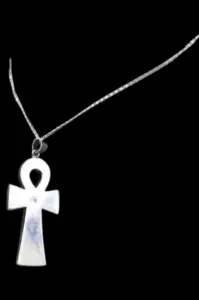 Silver Ankh Pendant Necklace – Egyptian Key of Life Amulet - Image 6