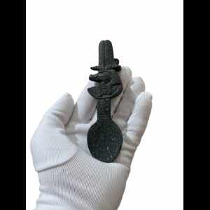 Stone Sobek Crocodile Amulet