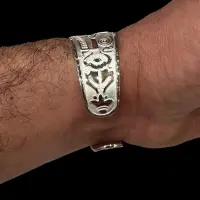 Falcon Horus Bracelet,god of protection and peace silver made / replica-Egyptian antiques Mythology-Antiquities-Egyptian Jewelry - Image 4